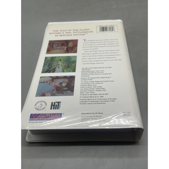 Peter Rabbit and Friends VHS tape the tale of the flopsy bunnies & Tittle READ - Picture 2 of 3